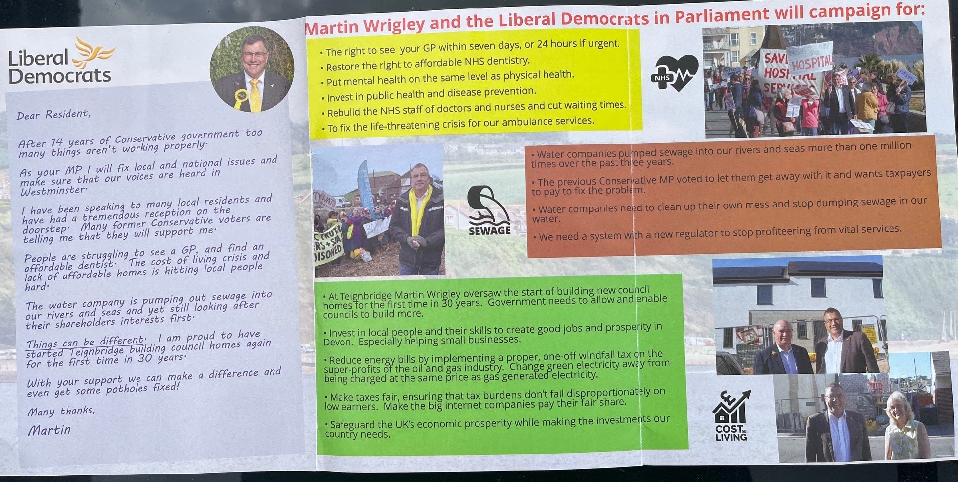 Martin Wrigley Election Address