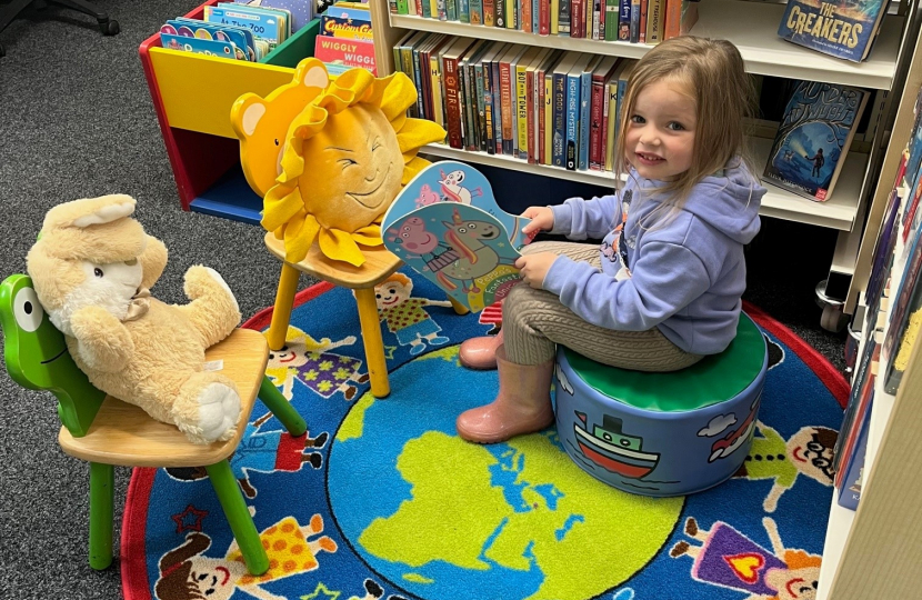 Robyn in New Ashburton Library